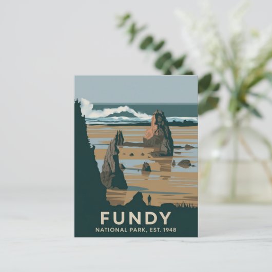 Fundy National Park Canada Briefkaart (Staand voorkant)