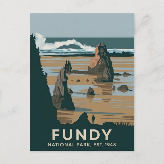 Fundy National Park Canada Briefkaart (Voorkant)