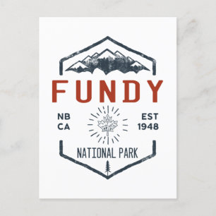 Fundy National Park Canada Briefkaart
