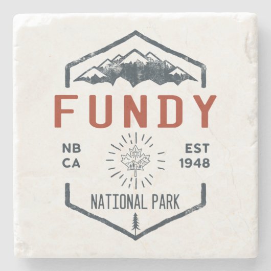 Fundy National Park Canada Stenen Onderzetter (Voorkant)