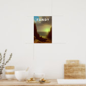 Fundy National Park Canada Vintage Kunst Poster (Keuken)