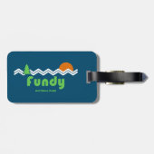 Fundy National Park Retro Bagagelabel (Achterkant horizontaal)