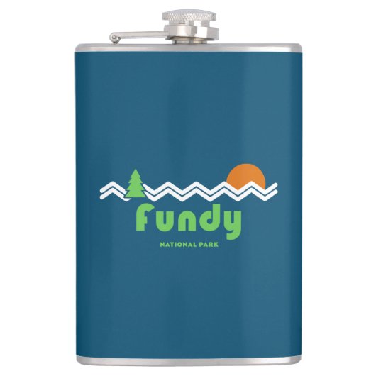 Fundy National Park Retro Heupfles (Voorkant)