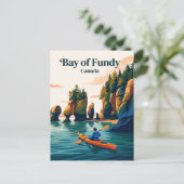 Fundybaai, Canada Briefkaart (Staand voorkant)