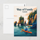 Fundybaai, Canada Briefkaart (Voorkant / Achterkant)