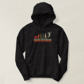 Funens Funny Volleyball Evolution of Man  R Hoodie (Design voorkant)