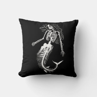 Funens Halloween Mermaid Skeleton Gift Cool Kussen