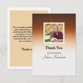 Funera Dank u wel Bedankkaart (Voorkant / Achterkant)