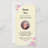 Funera Dankjewel Condoleance Foto Kaart (Voorkant)