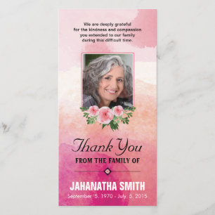 Funera Dankjewel Foto Kaart