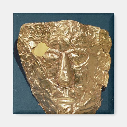 Funerair masker magneet (Voorkant)