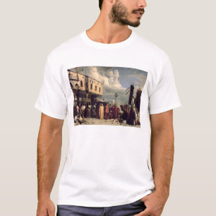 Funeraire eer voor Titiaan die is overleden in Ven T-shirt
