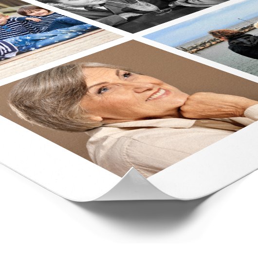 Funeral 33 Fotocollage Script in liefdevol geheuge Poster (Hoek)