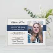 Funeral Announcement Card Aankondiging (Staand voorkant)