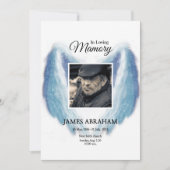 Funeral Announcement Card Aankondiging (Voorkant)