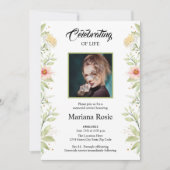 Funeral Announcement Card Aankondiging (Voorkant)