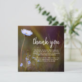 Funeral Bedankt | Daisy Flower (Staand voorkant)