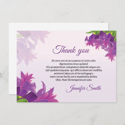 Funeral-bedankt-kaart (Voorkant / Achterkant)