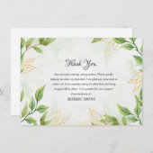 Funeral-bedankt-kaart Bedankkaart (Voorkant / Achterkant)