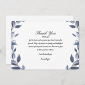 Funeral-bedankt-kaart Bedankkaart (Voorkant / Achterkant)