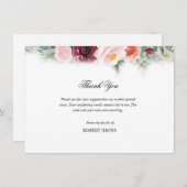 Funeral-bedankt-kaart Bedankkaart (Voorkant / Achterkant)