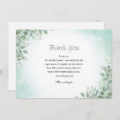 Funeral-bedankt-kaart Bedankkaart (Voorkant / Achterkant)