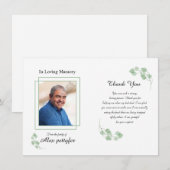 Funeral-bedankt-kaart Bedankkaart (Voorkant / Achterkant)