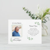 Funeral-bedankt-kaart Bedankkaart (Staand voorkant)