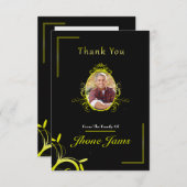 Funeral-bedankt-kaart Bedankkaart (Voorkant / Achterkant)