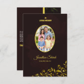 Funeral-bedankt-kaart Bedankkaart (Voorkant / Achterkant)