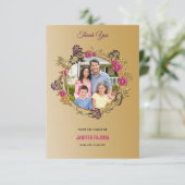 Funeral-bedankt-kaart Kaart (Staand voorkant)