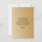 Funeral-bedankt-kaart Kaart (Achterkant)