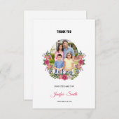 Funeral-bedankt-kaart Kaart (Voorkant / Achterkant)