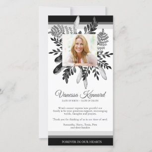 Funeral Bedankt kaarten   Floralen