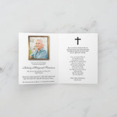 Funeral Bedankt kaarten | Heilige Gekatholieke Fam (Binnen)