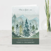 Funeral Bedankt kaarten | Scharnbossen