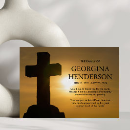 Funeral Bedankt | Religieus Heilig Kruis
