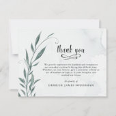 Funeral Bedankt voor de botanische groene wijn (Voorkant)