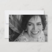 Funeral Bedankt voor je foto-kaart met Eucalyptus (Achterkant)