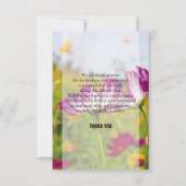 Funeral Bedankt voor je fotokaart (Achterkant)