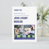 Funeral Bedankt voor je fotokaart (Staand voorkant)