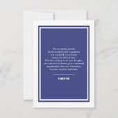 Funeral Bedankt voor je fotokaart (Achterkant)