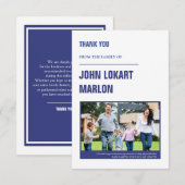 Funeral Bedankt voor je fotokaart (Voorkant / Achterkant)