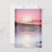 Funeral Bedankt voor je fotokaart Kaart (Achterkant)