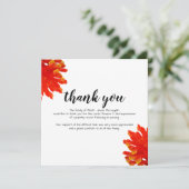 Funeral Bedankt voor je kaartje (Staand voorkant)