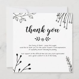 Funeral Bedankt voor je kaartje