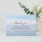 Funeral Bedankt voor je opmerking over de oceaan | (Staand voorkant)