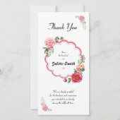 Funeral Bedankt voor je sympathiekaart (Voorkant)