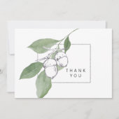 Funeral Bereavement Herfst AcornsDank u Bedankkaart (Voorkant)