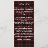 Funeral Bladwijzer Kaart Pset Photo Memorial (Achterkant)